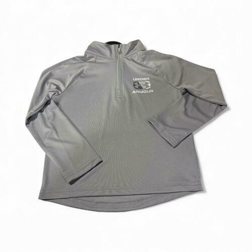 Under Armour Boys MFO Velocity 1/4 Zip Grey Size 5