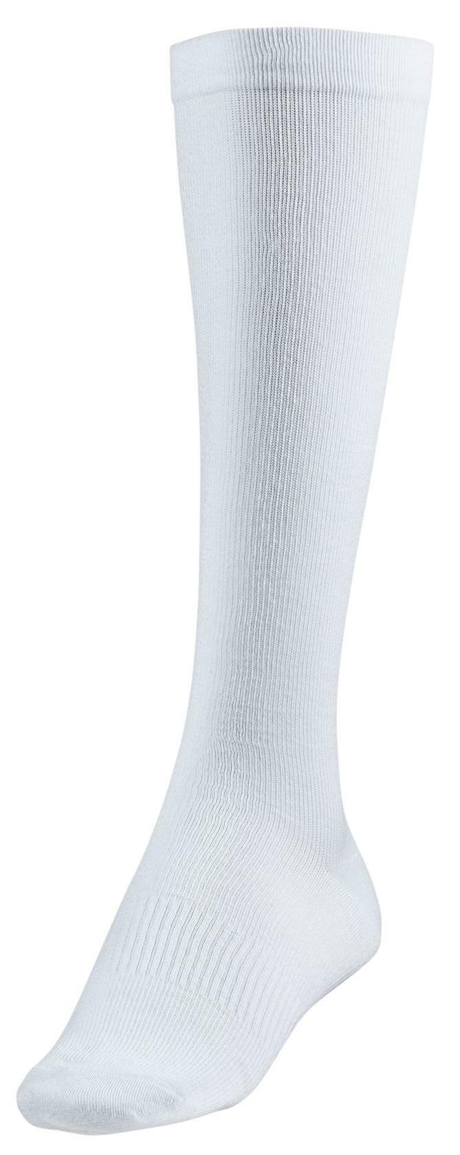DSG Compression Running Socks - 2 Pack, Medium, White