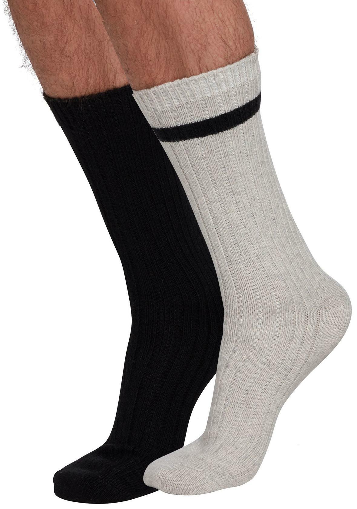 Alpine Design Wool Ragg Hiker Socks 2 Pack, Men's, Large, Gray