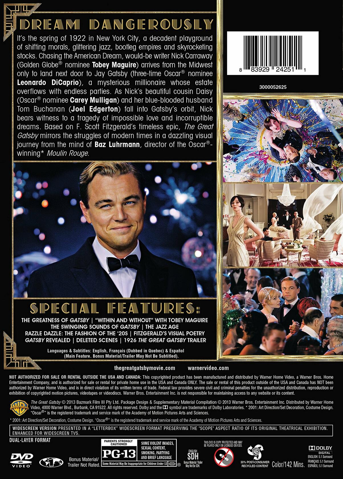 The Great Gatsby (Two-Disc Special Edition DVD)