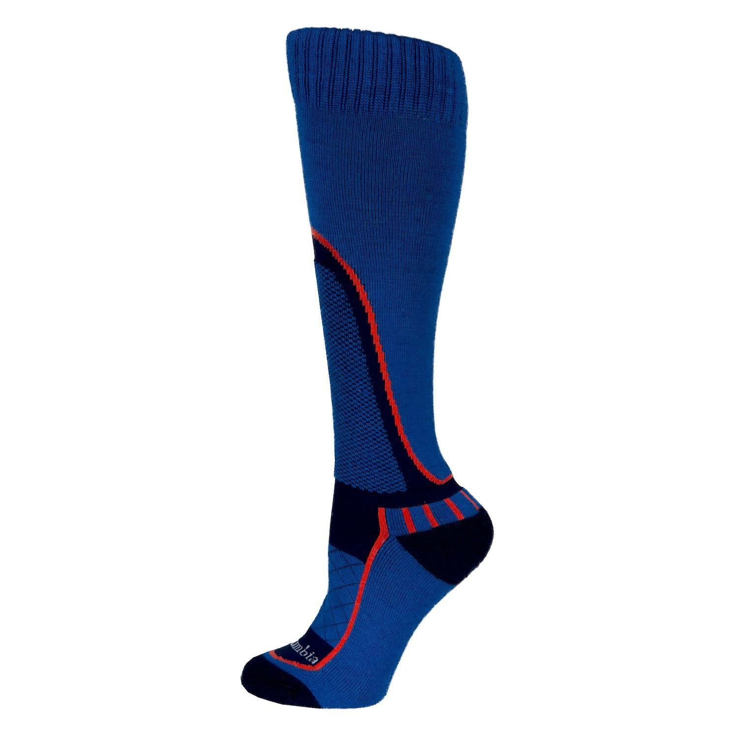 Women's Columbia Ski Slope OTC Ski Socks, Size: Large, Blue