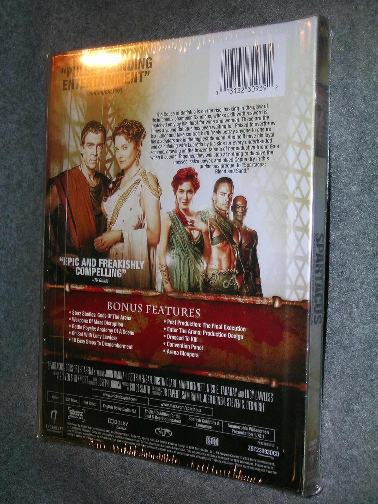 Spartacus: Gods Of The Arena - The Complete Collection [DVD]