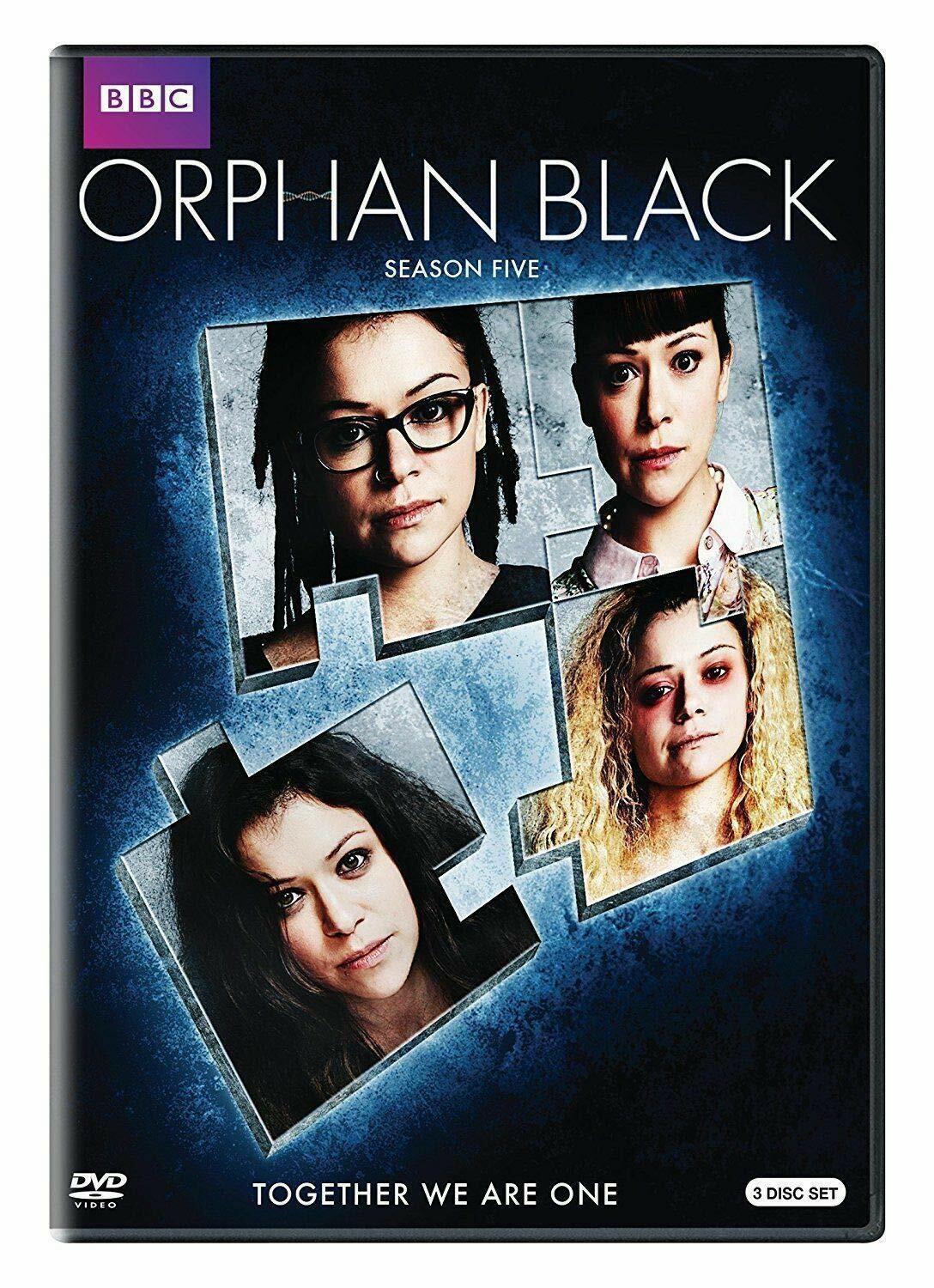 Orphan Black Season Five (DVD, 2017, 3-Disc Set) [DVD]
