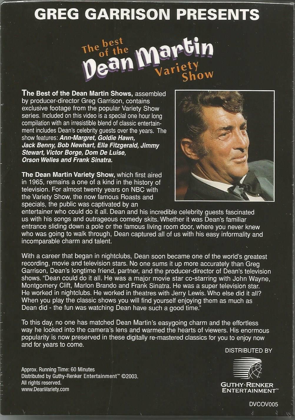 THE VERY BEST OF THE DEAN MARTIN VARIETY SHOW * SPECIAL EDITION