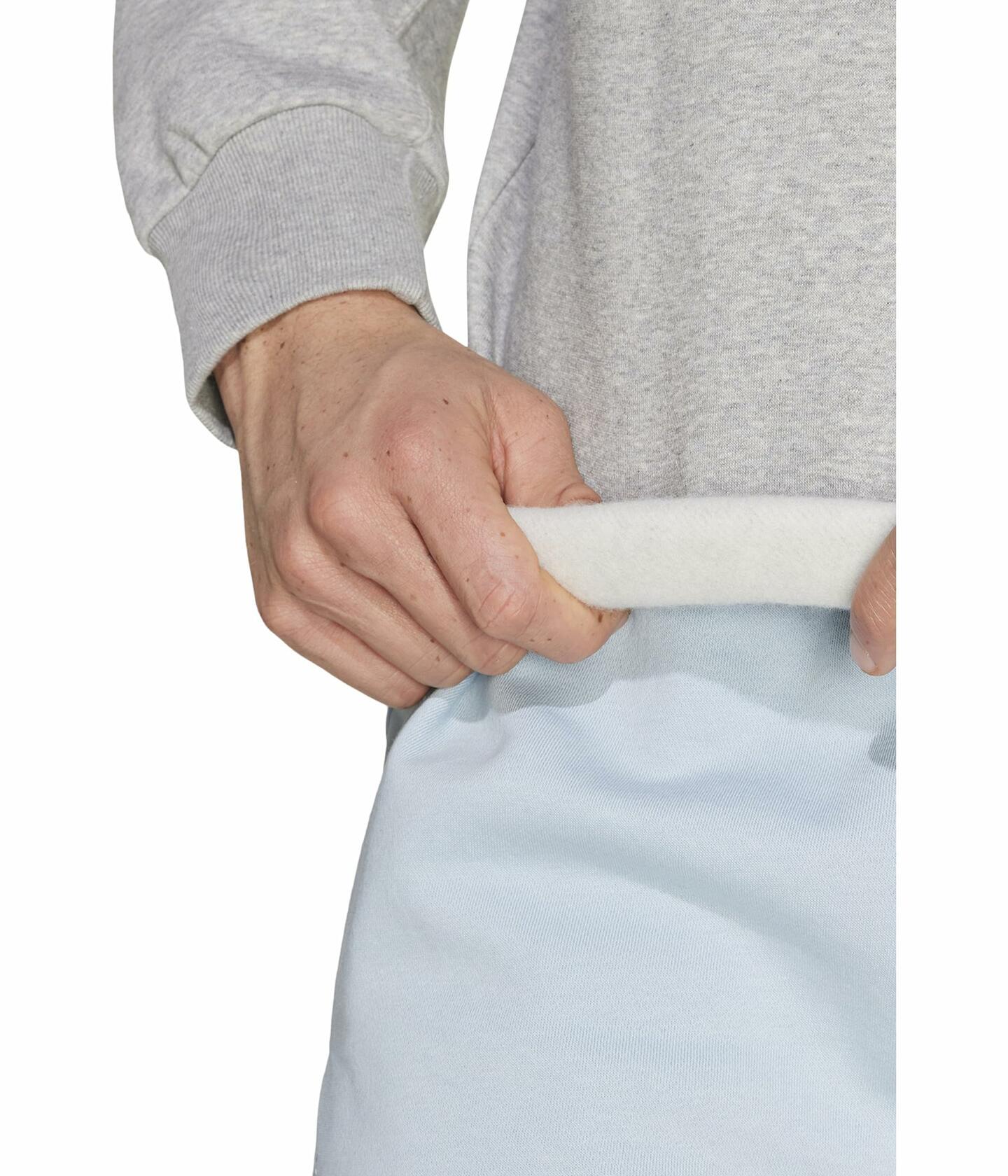 adidas Men's All SZN Fleece Quarter-Zip Crewneck Sweatshirt, Med Grey Heather Sm