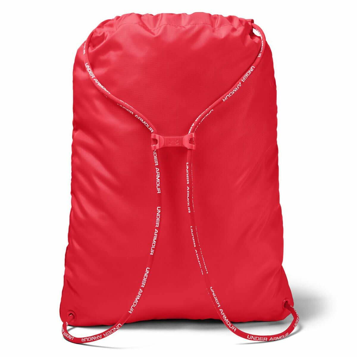 Under Armour Adult Undeniable 2.0 Sackpack Backpack Red/Silver 1342663-600