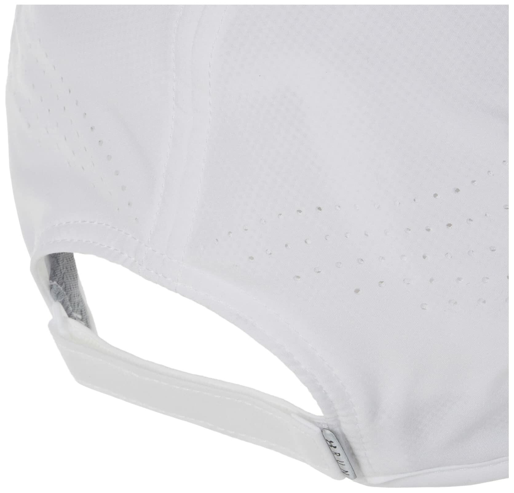 Under Armour Women's Launch Run Hat, White (100)/Reflective, One Size Fits Most
