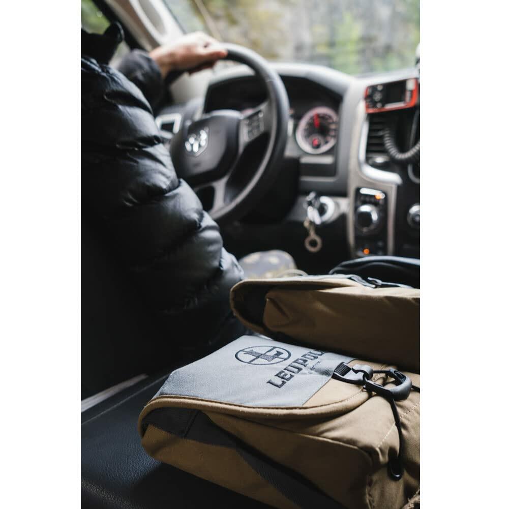 Leupold GO AFIELD Binocular Case Shadow, Tan/Gray, Small