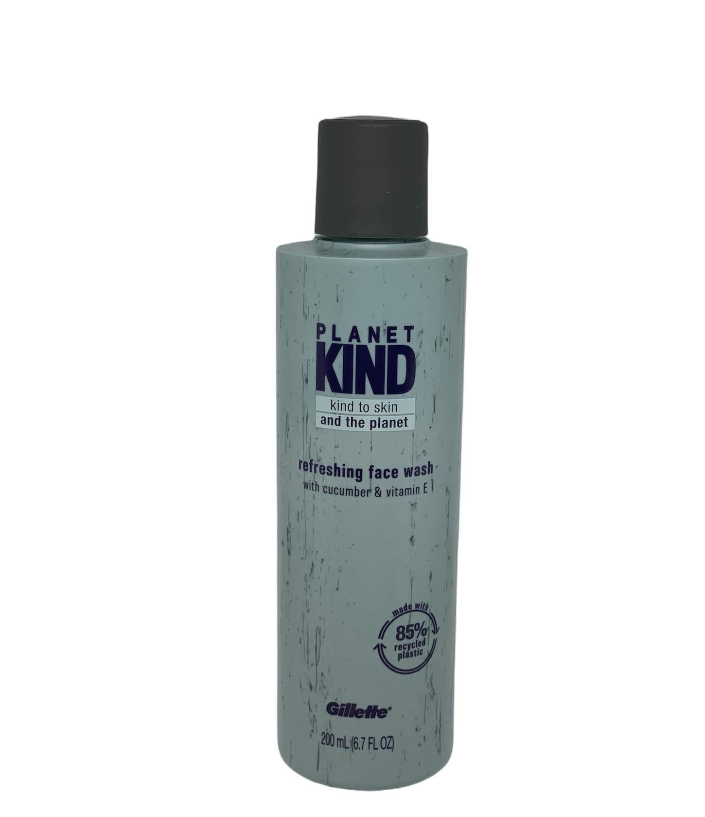 Gillette, Planet KIND Refreshing Face Wash with Cucumber & Vitamin E  6.7 fl