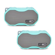 Altec Lansing Baby Boom XL Waterproof Bluetooth Speaker, Wireless 2 Pk, Mint