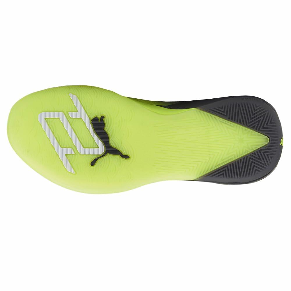 PUMA Womens Stewie 1 Quiet Fire Basketball Sneakers Shoes - Yellow - Size 8.5 M No Box