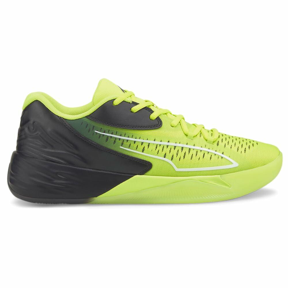 PUMA Womens Stewie 1 Quiet Fire Basketball Sneakers Shoes - Yellow - Size 8.5 M No Box