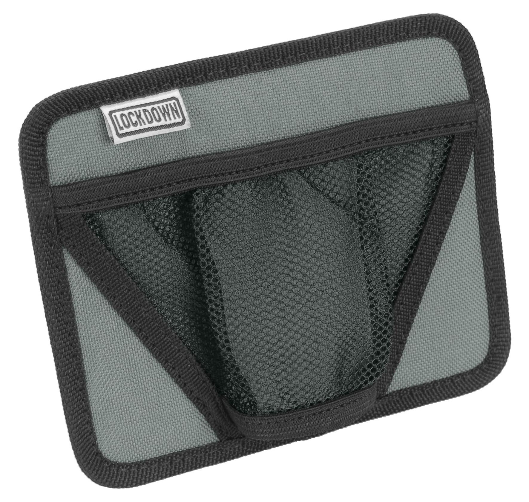 Lockdown Vault Handgun Hanger with Mesh Pocket and Elastic Band