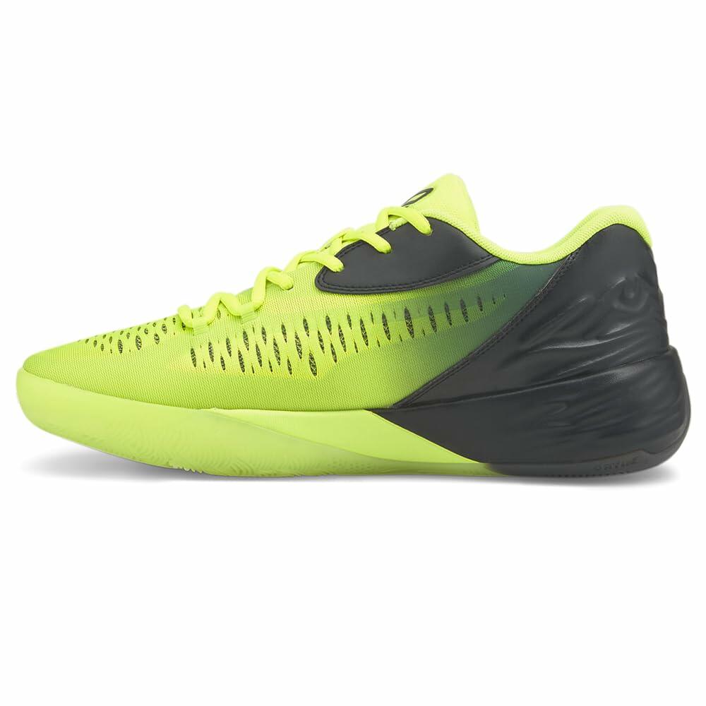 PUMA Womens Stewie 1 Quiet Fire Basketball Sneakers Shoes - Yellow - Size 8.5 M No Box