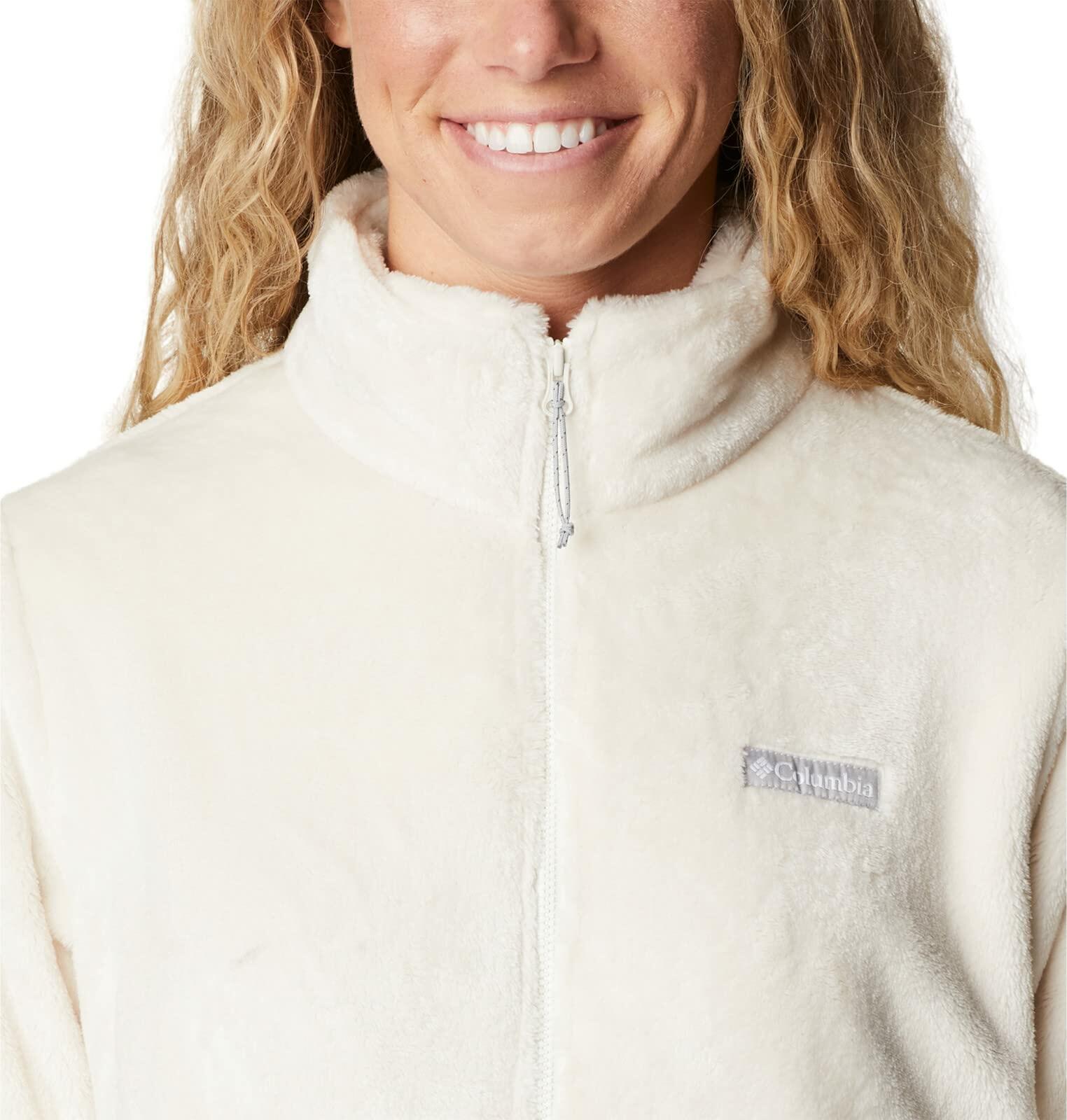 Columbia Women's Fireside Full Zip Jacket, Chalk, X-Large