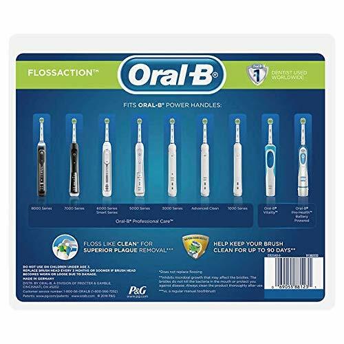 Genuine Oral-B Braun Floss Action Replacement Toothbrush Heads Refill (9 Count)