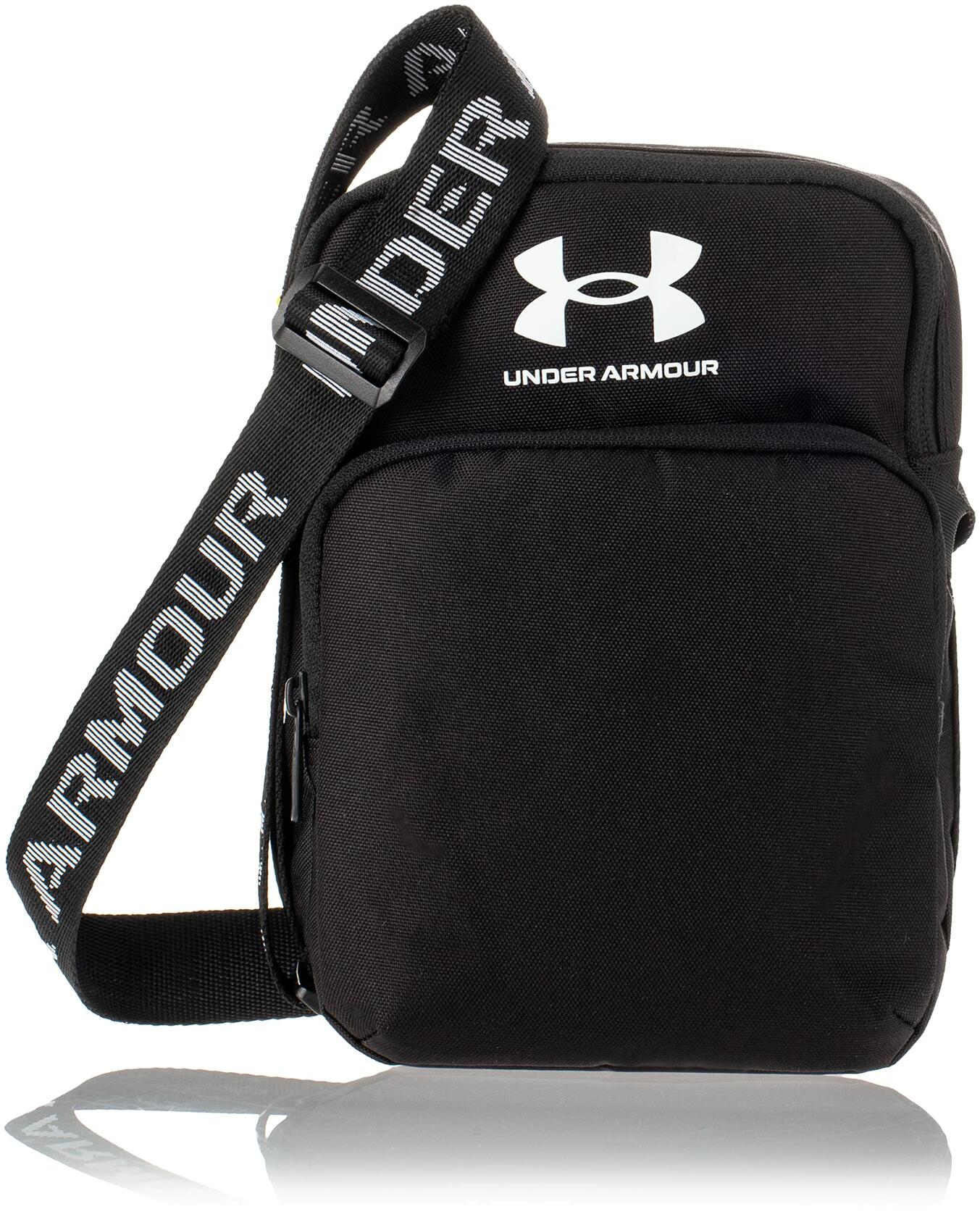 Under Armour unisex-adult Loudon Crossbody , (001) Black/Black/White One size