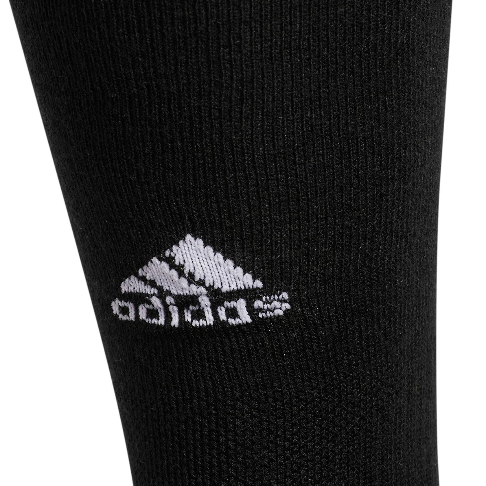 adidas Icon Baseball Softball Socks (1-Pair), Black/Light Onix Grey/White, Small