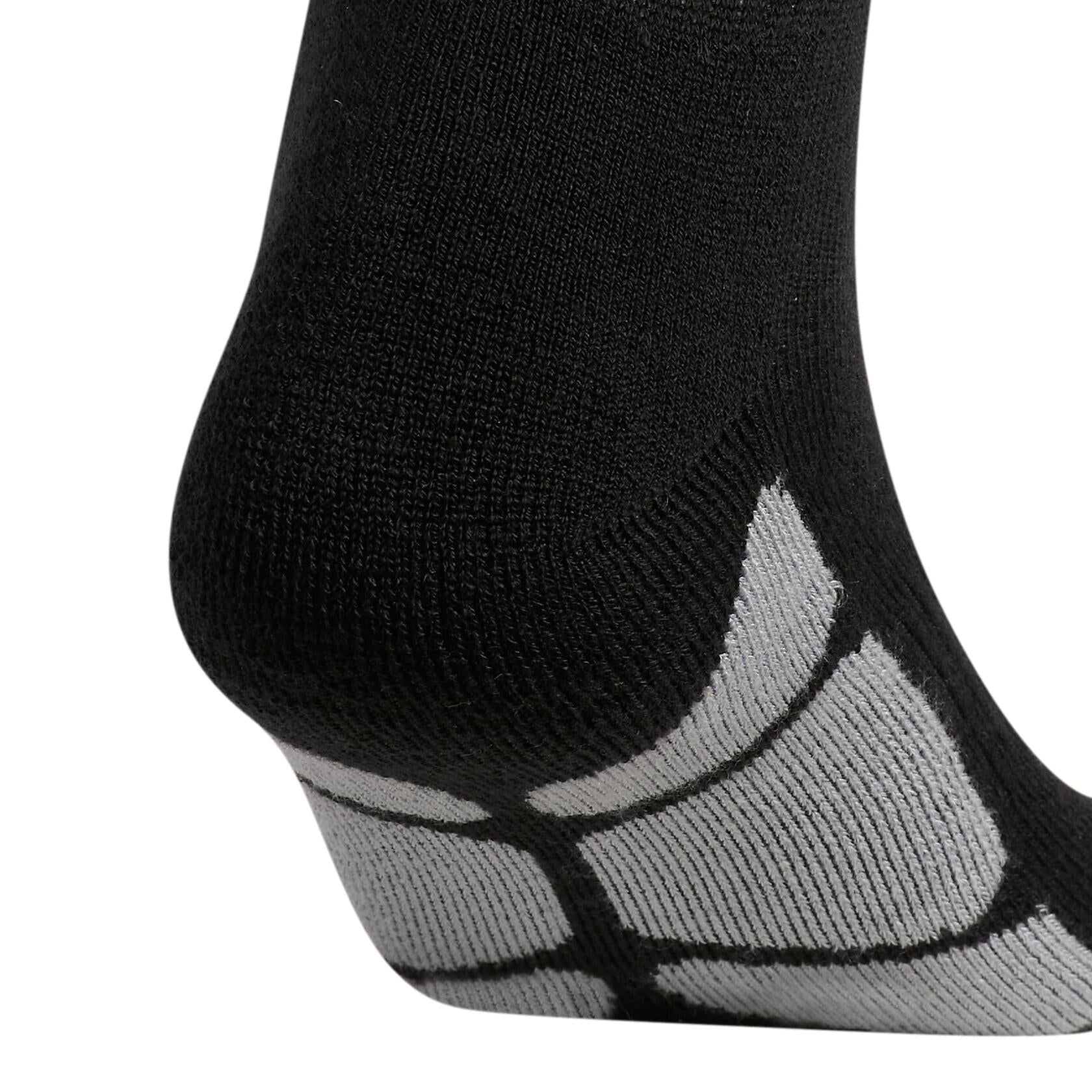 adidas Icon Baseball Softball Socks (1-Pair) Black/Light Onix Grey/White X-Small