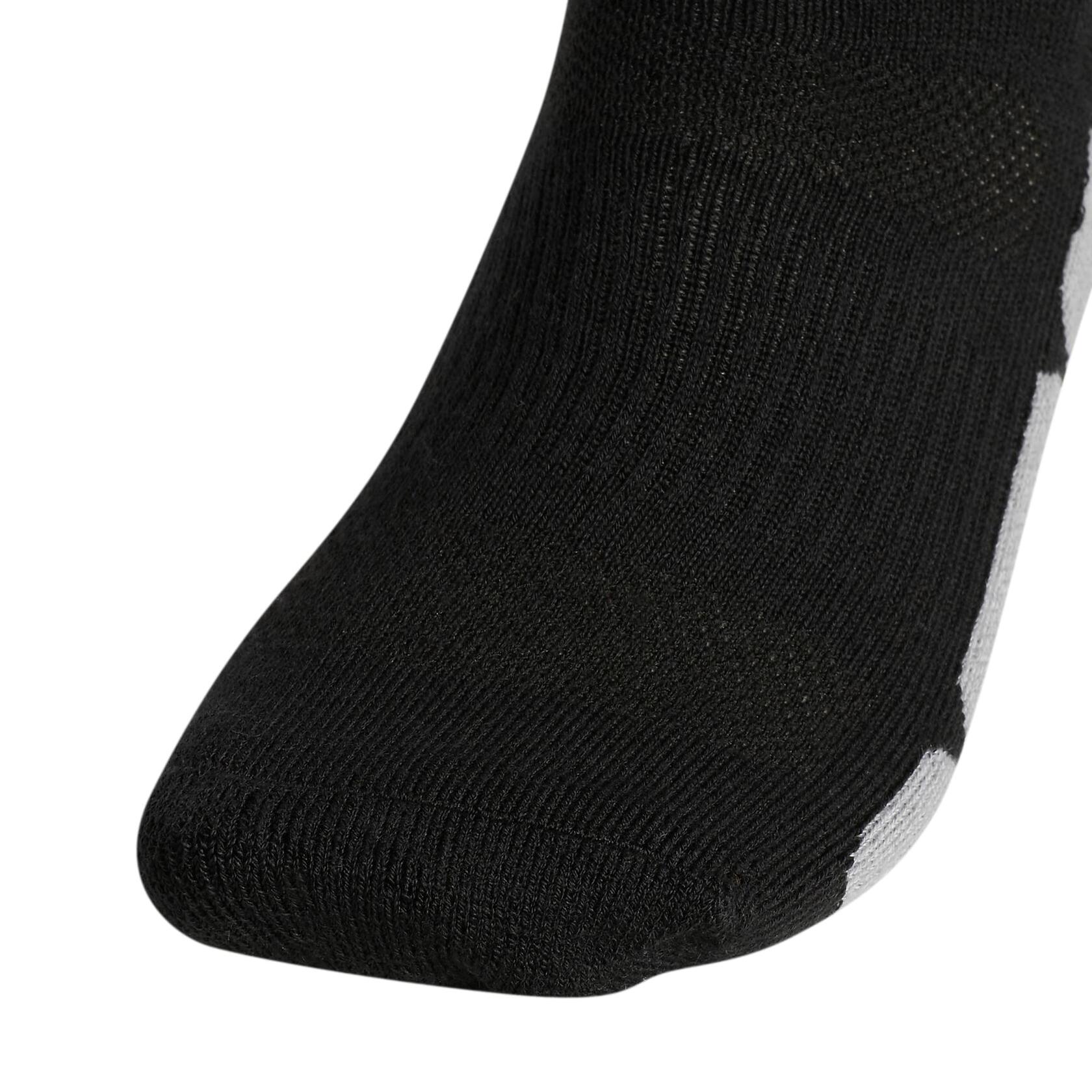 adidas Icon Baseball Softball Socks (1-Pair), Black/Light Onix Grey/White, Small