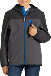 Gerry Boys' Falcon Softshell Jacket Midweight Water-Resistant Wind-Resistant, Small