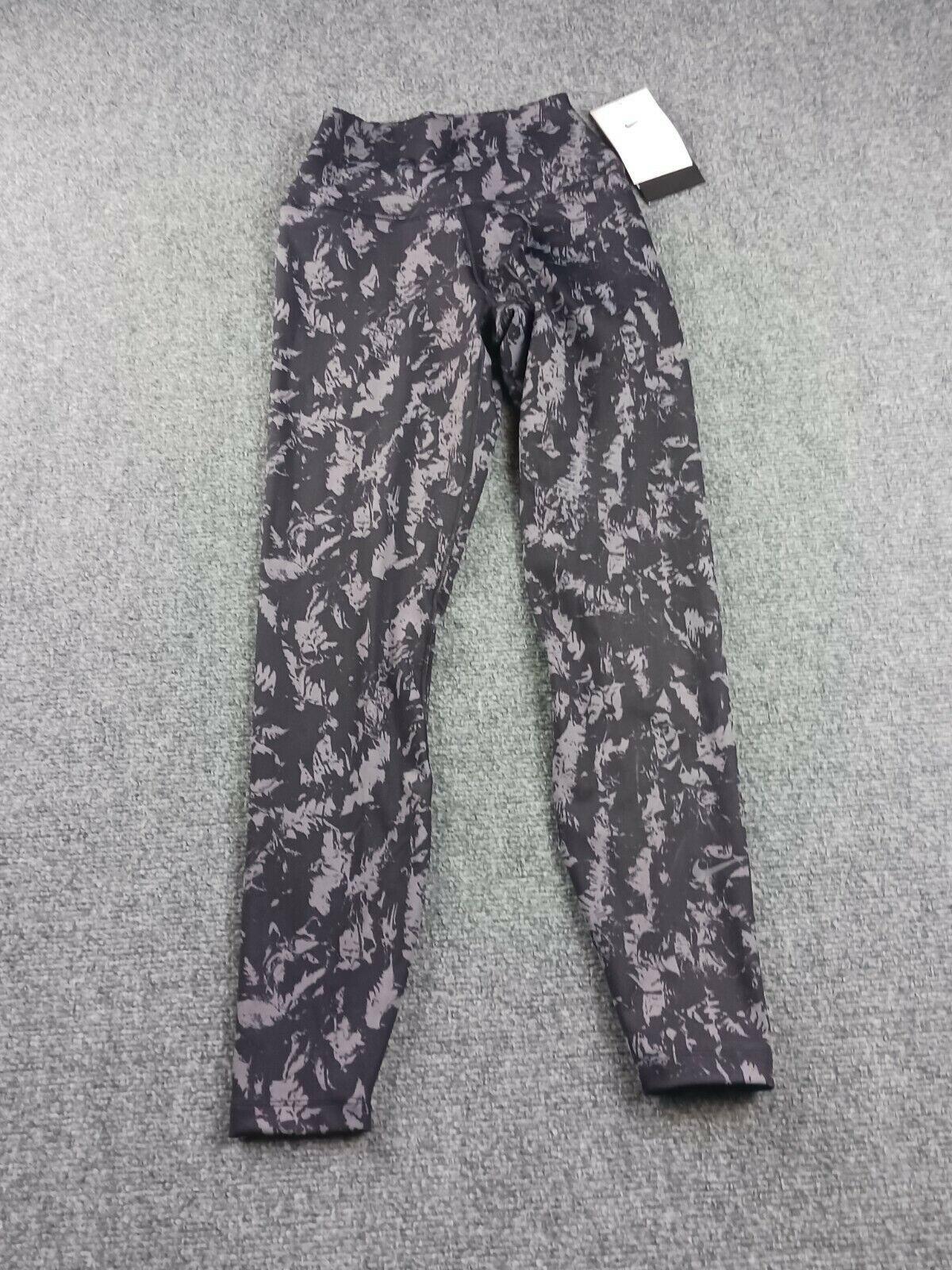 Nike Women's Nike One Pocketed High-Waisted 7/8 Ankle Leggings, Size: XS, Black