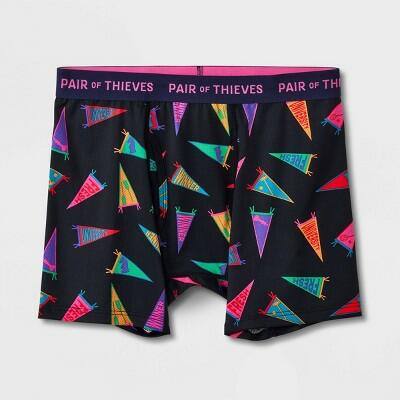 Pair of Thieves Men's Super Fit Boxer Briefs - Black L