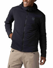 Rossignol Men's Opside Lightweight Waterproof Insulated Ski Jacket, Black, Large