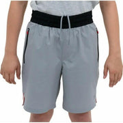 Wilson Youth Boys Gray Tech Shorts Drawstring Zip Pockets Gray Size Different