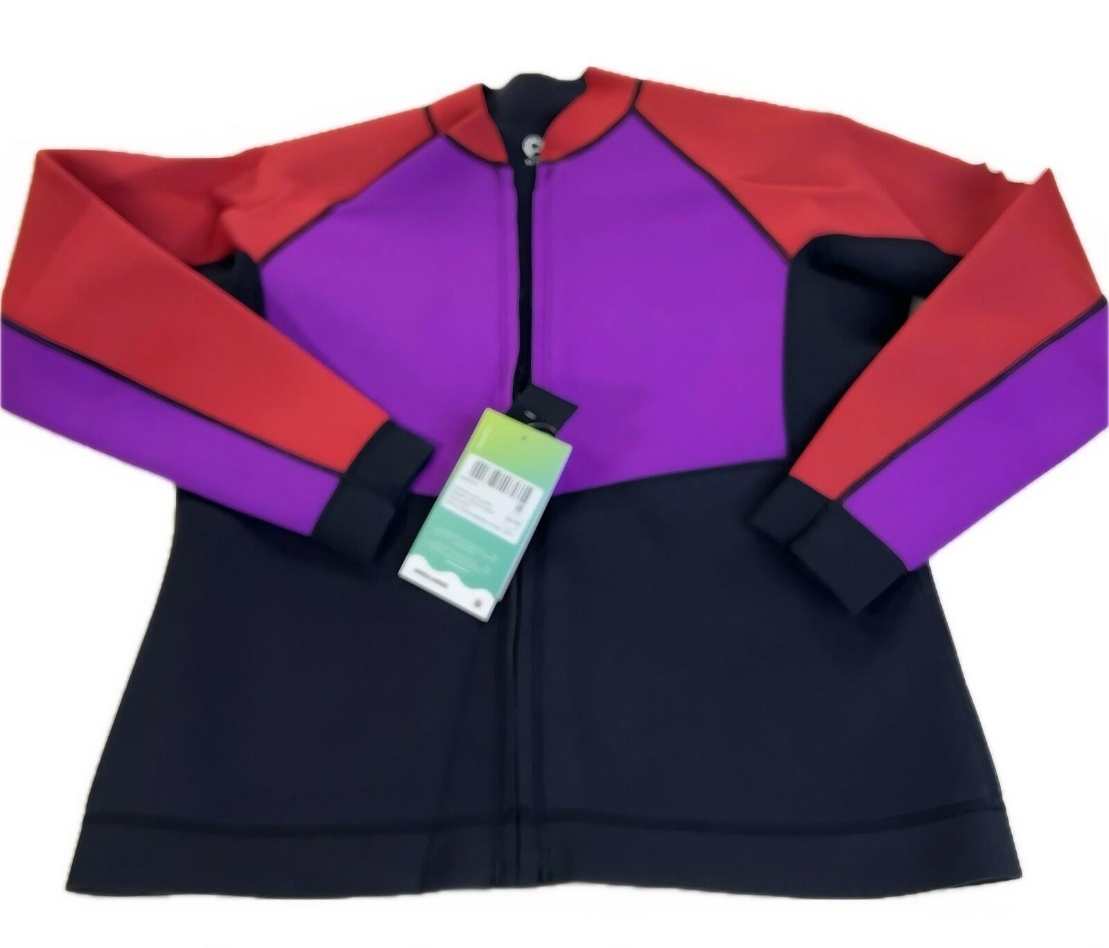 Sea-doo Womens Montego Jacket Violet, Red. Black Size Small  Neoprene NWT