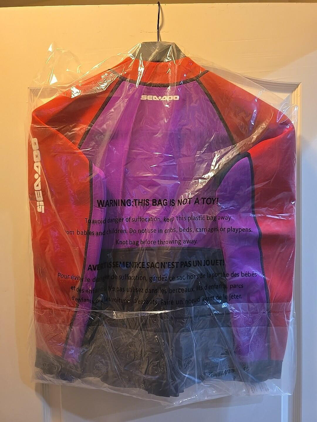 Sea-doo Womens Montego Jacket Violet, Red. Black Size Small  Neoprene NWT