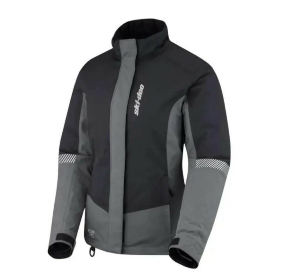 Ski-Doo Vasa Jacket - Black/Gray Snowmobile - Women's Size Medium