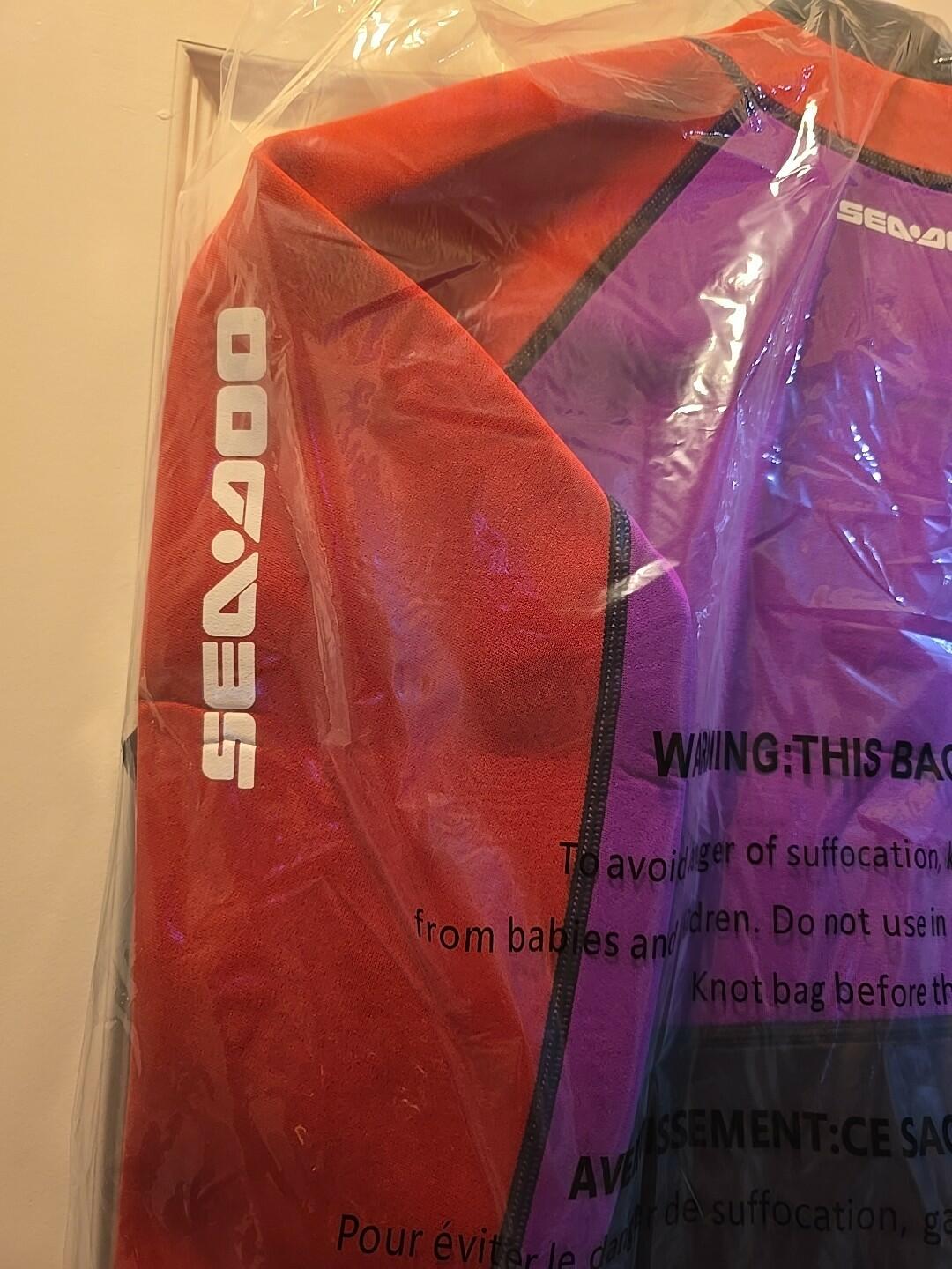 Sea-doo Womens Montego Jacket Violet, Red. Black Size Small  Neoprene NWT