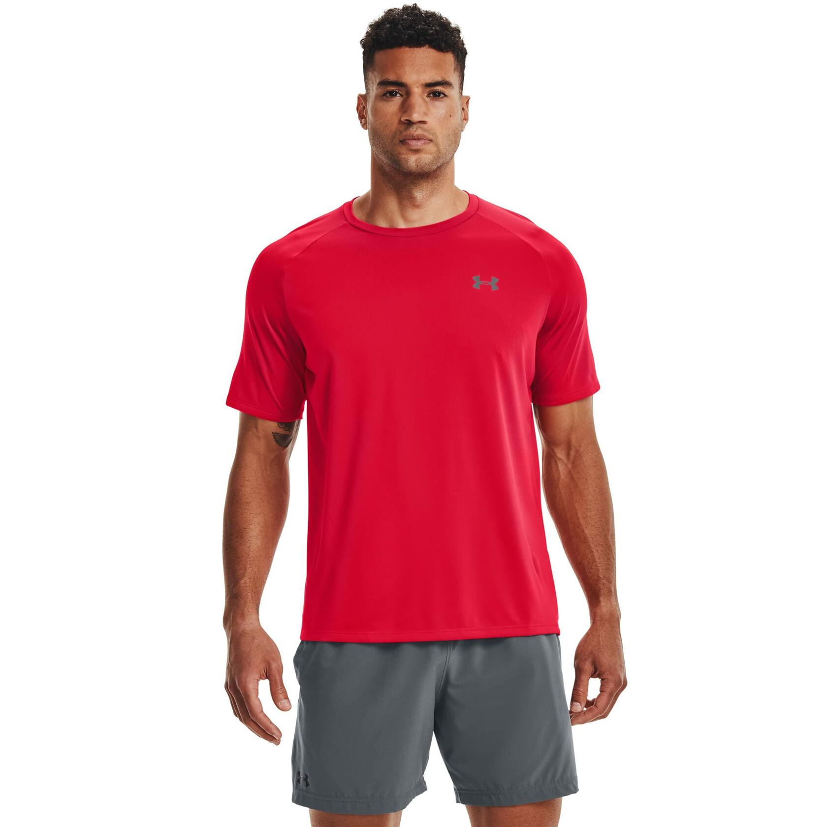 Under Armour Men's UA Tech 2.0 Short Sleeve XL Red