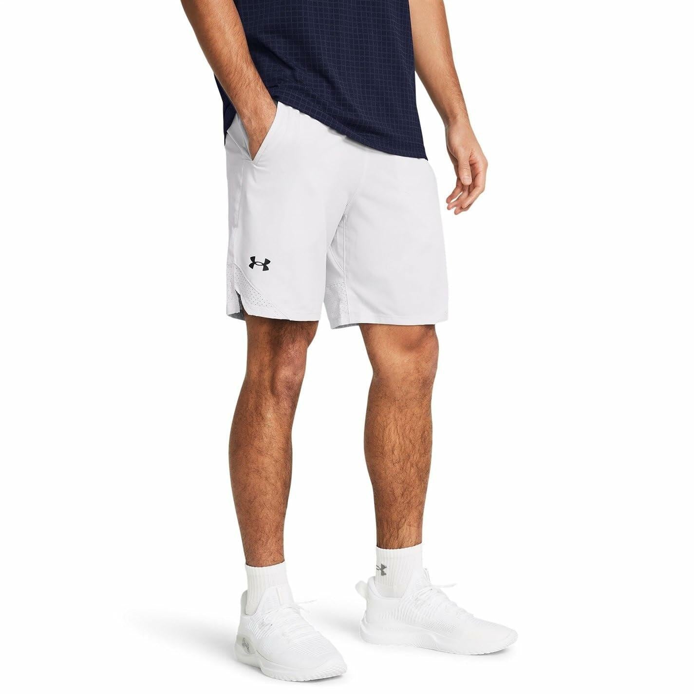 Under Armour 1370382-14-MD Men's UA Vanish Woven Shorts Halo Gray MD