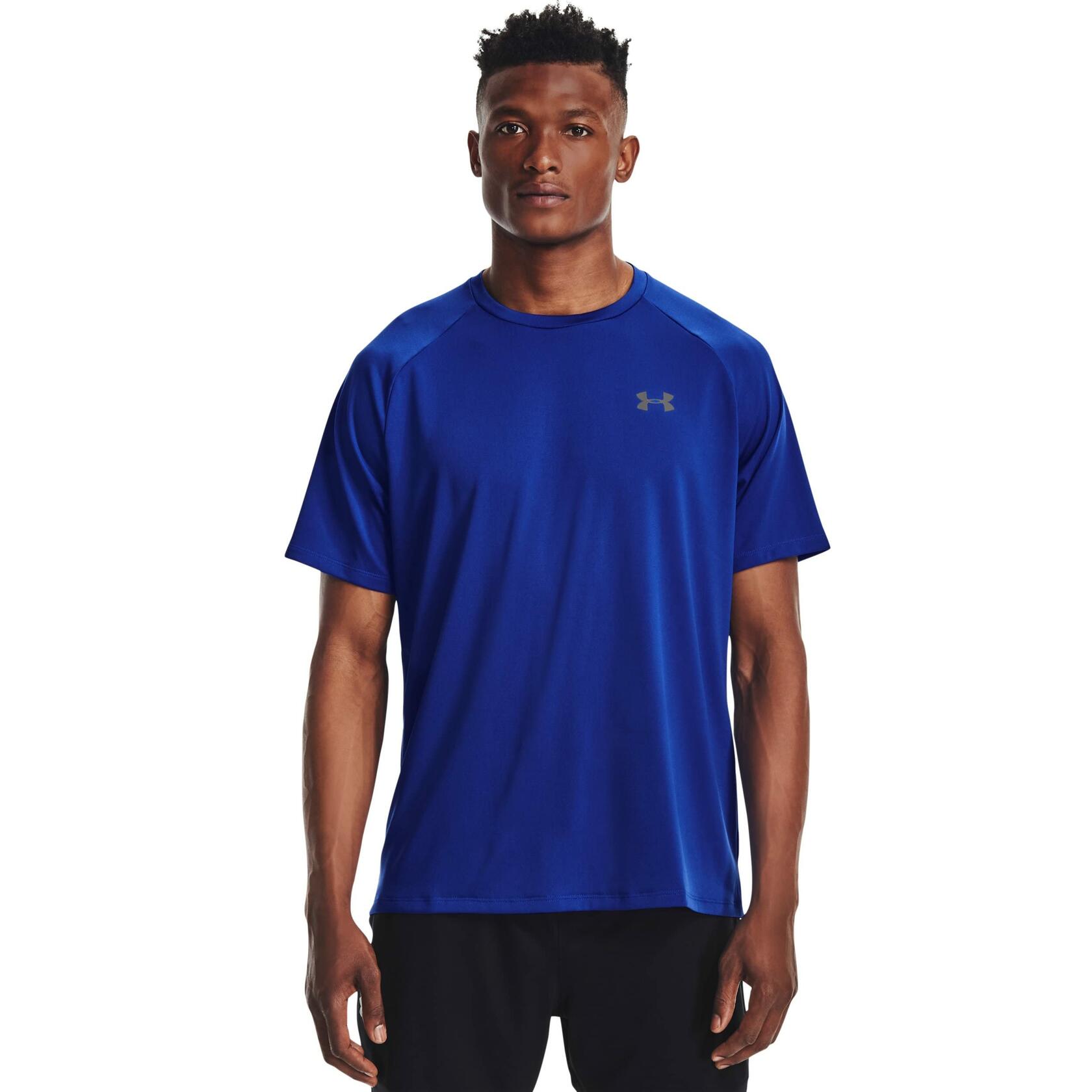 Under Armour Men's Tech 2.0 Short-Sleeve T-Shirt , Royal (400)/Graphite, Small