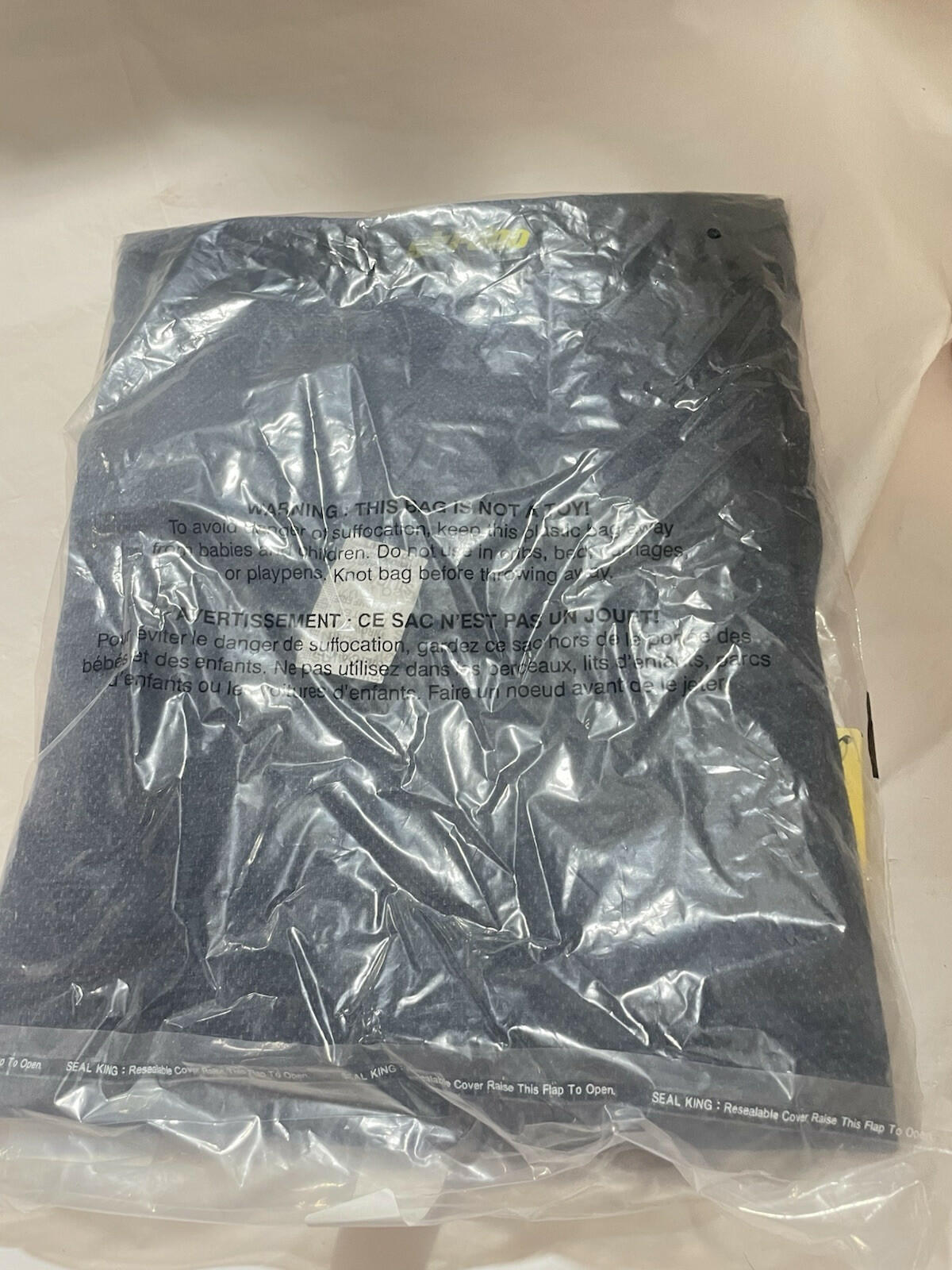 Ski-Doo Men's Waffle Knit Thermal Long Sleeve Henley Denim Blue SR