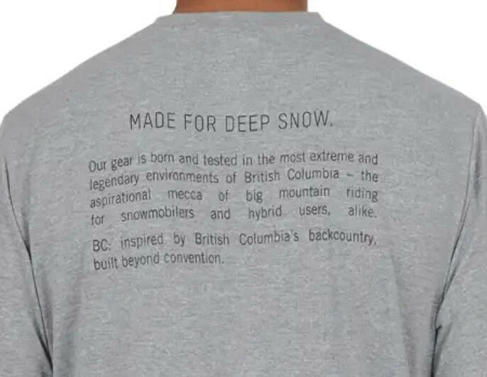 SKI-DOO UNISEX BC STORY T-SHIRT Sz L