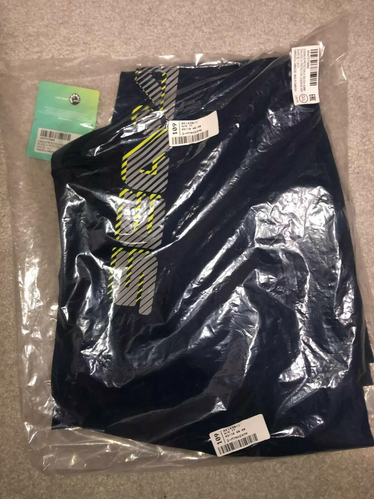 SEA-DOO Men's UV Protection Leggings Navy Size L Full Length Pull On Surf Jetski