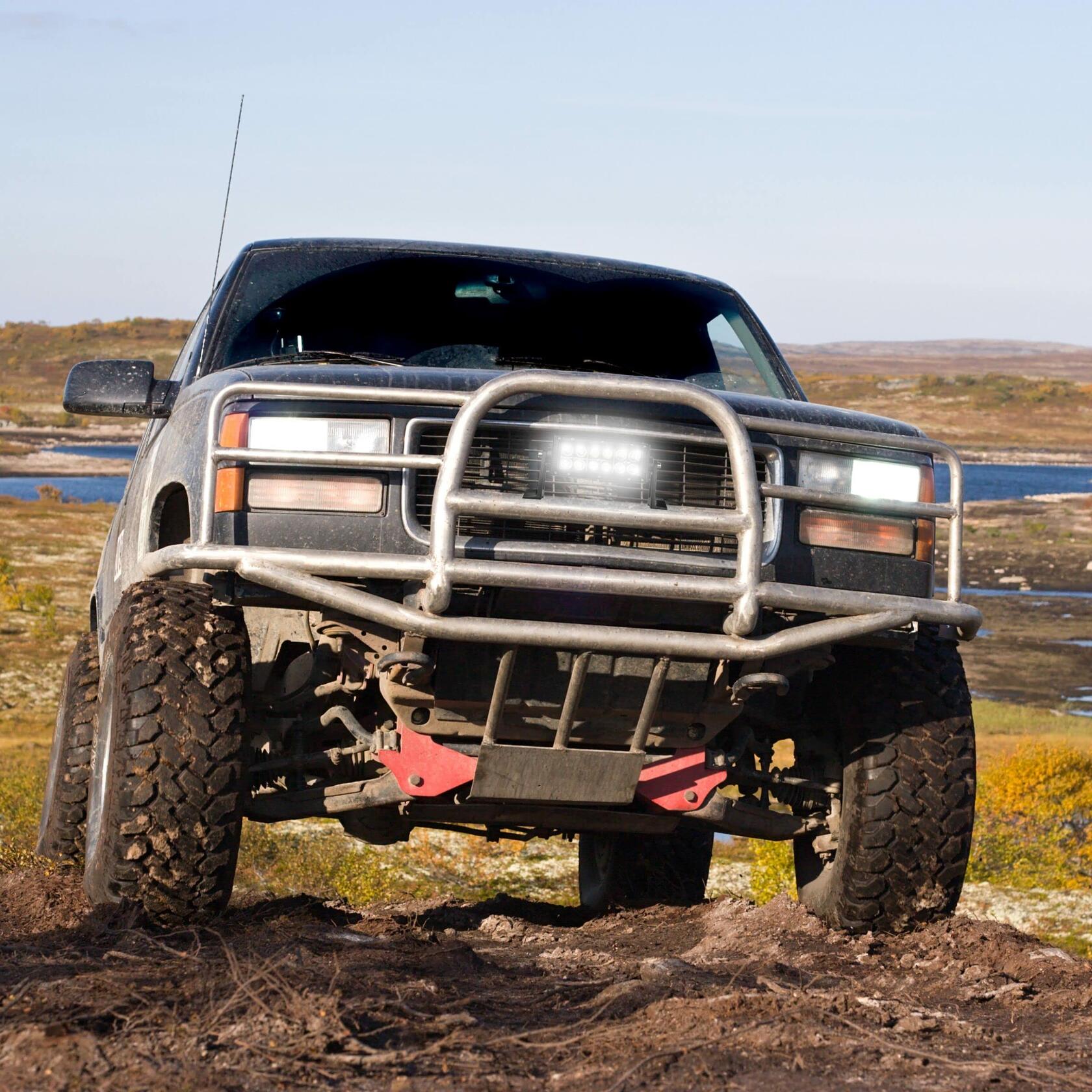 Blazer LED Double Row Off-Road Light Bar, 7.5in., 3200 Lumens, 12 LEDs