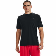 Under Armour Men's Velocity 2.0 SS T Shirt Black / Pitch Gray, X-Large