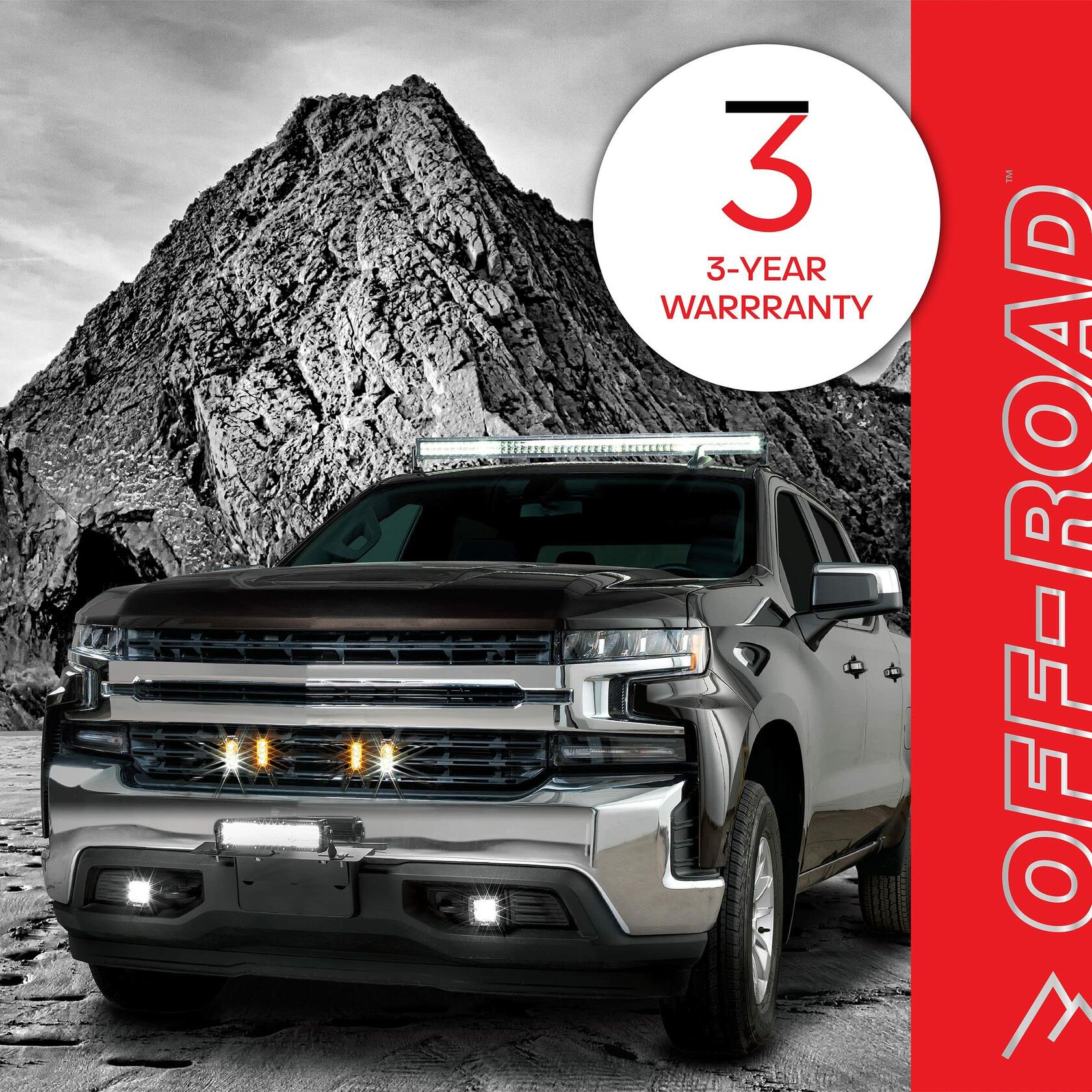 Blazer LED Double Row Off-Road Light Bar, 7.5in., 3200 Lumens, 12 LEDs