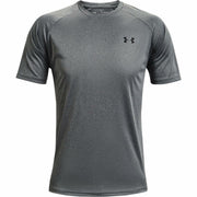 Under Armour Men's Velocity 2.0 SS T Shirt Pitch Gray Light Heather/Black, Large