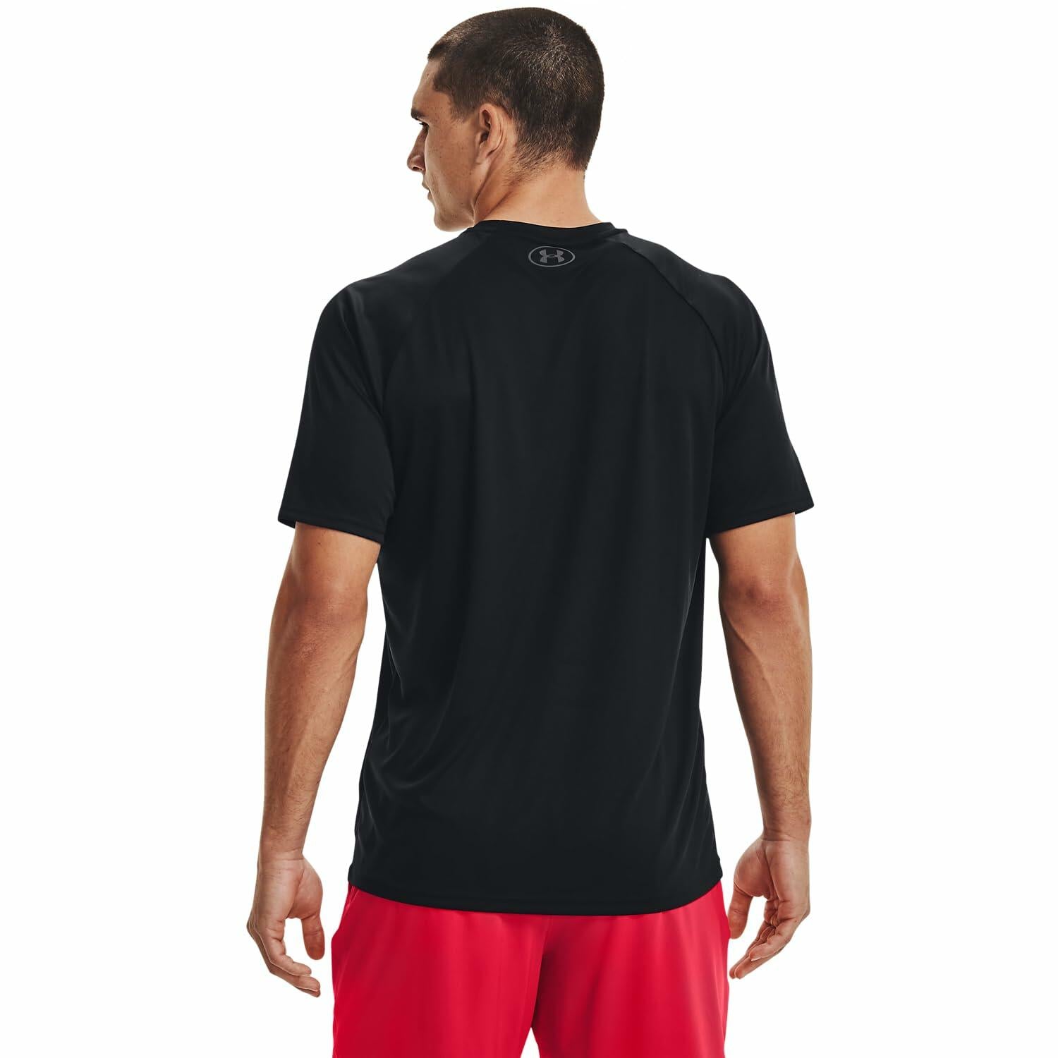 Under Armour Men's Velocity 2.0 SS T Shirt Black / Pitch Gray, X-Large