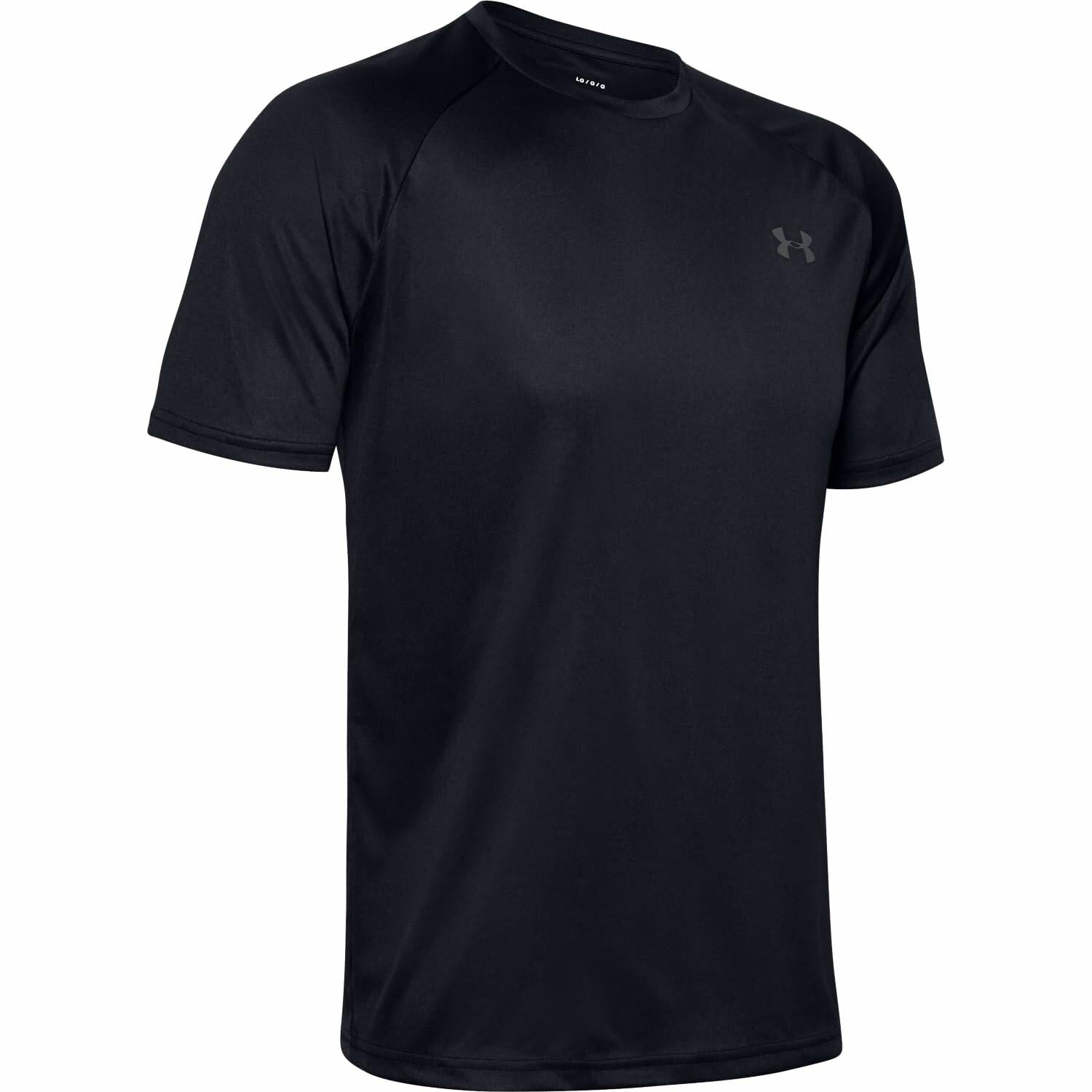 Under Armour Men's Velocity 2.0 SS T Shirt Black / Pitch Gray, X-Large