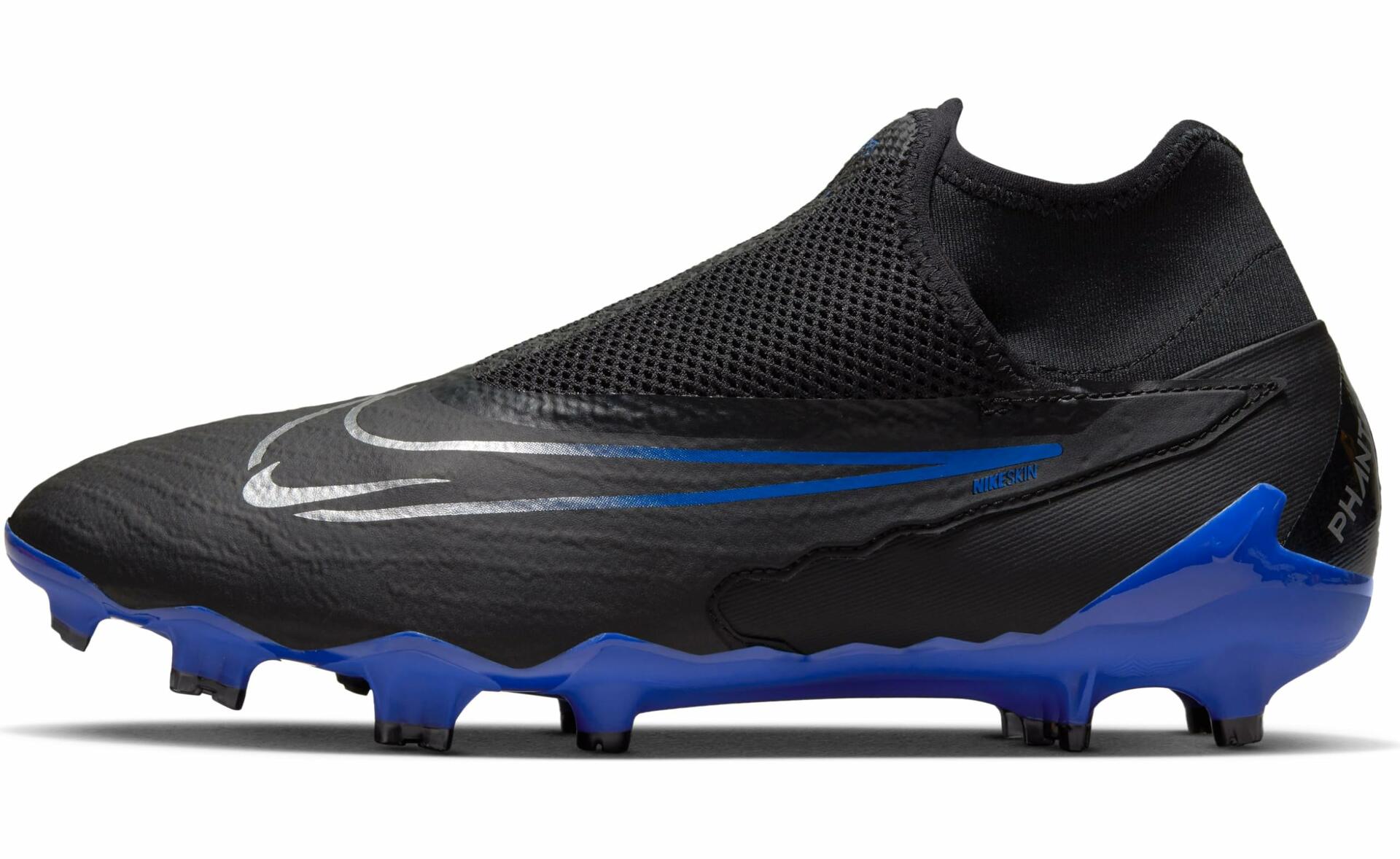 Nike Phantom GX Pro High-Top Soccer Cleats (Black/Hyper Royal/Chrome) Size 4.5 No Box