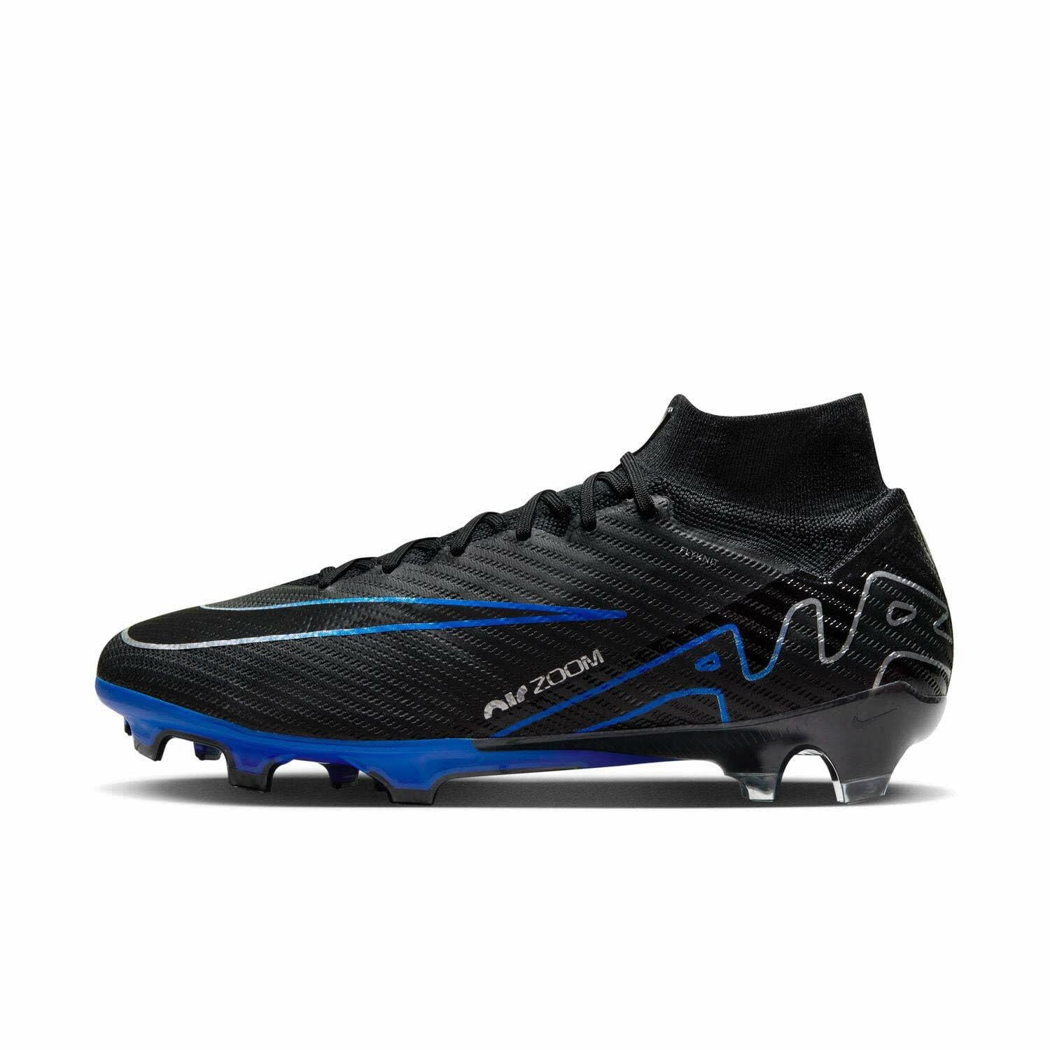 Nike Superfly 9 Elite Dream HT Soccer Cleats (Black/Chrome/Royal) Size 4.5 No Box