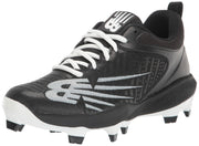 New Balance Men's FuelCell 4040 V6 Molded Baseball Shoe, Black/White, 8 No Box