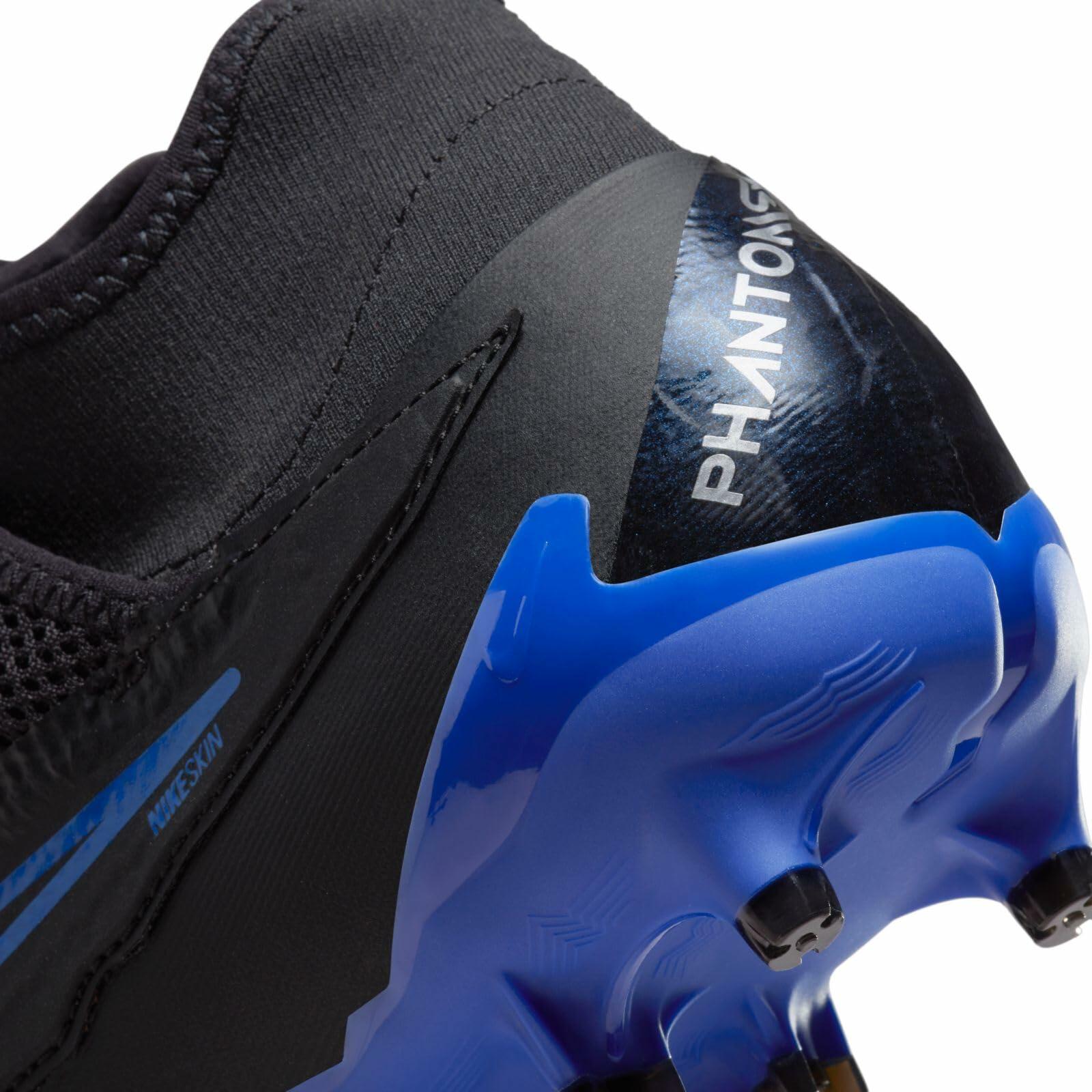 Nike Phantom GX Pro High-Top Soccer Cleats (Black/Hyper Royal/Chrome) Size 4.5 No Box