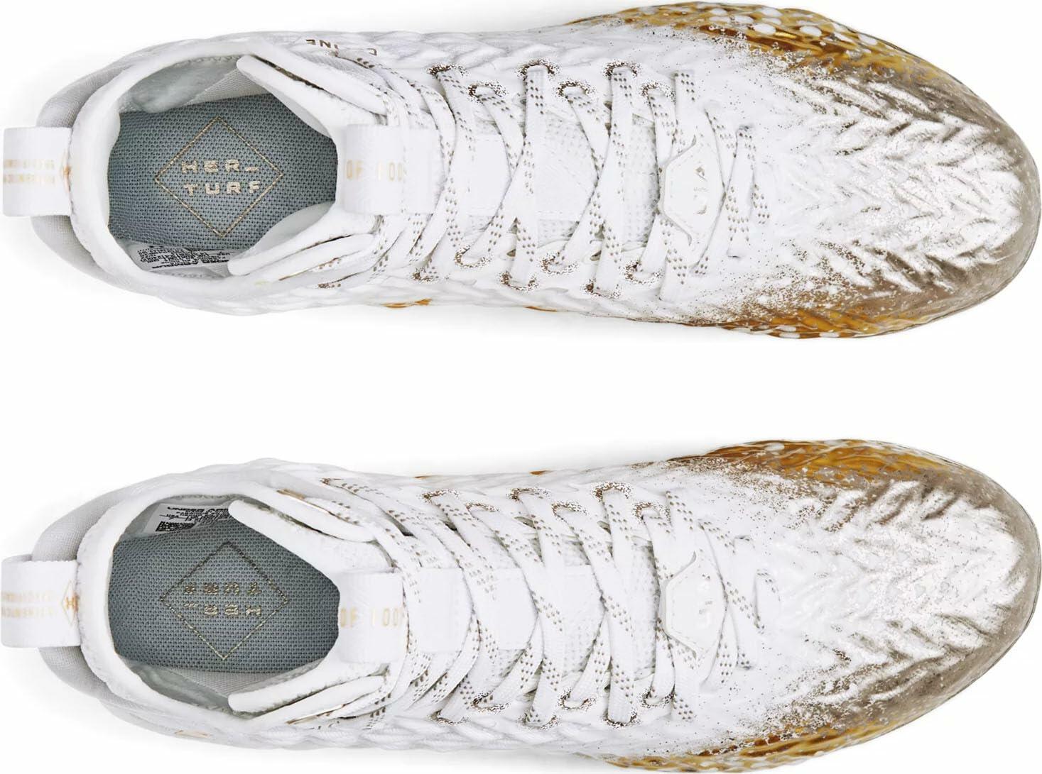 Under Armour Spotlight Clone MC Womens Football Cleats White SZ 8 No Box